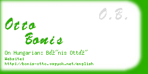 otto bonis business card